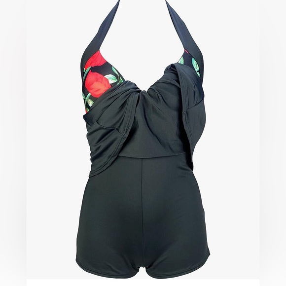 Roses Pin Up style Swim Dress - Picture 4 of 7